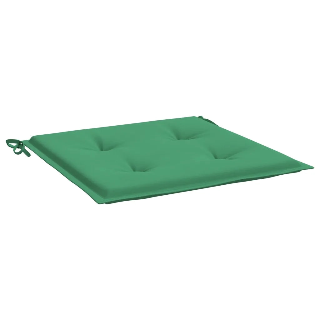 Cuscini per Sedia 2 pz | Cuscini per sedie Verdi 50x50x4 cm in Tessuto Oxford