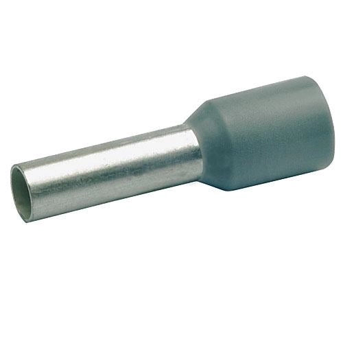 TERMINALE A BUSSOLA DIN GRIGIO 0,75-8 - CONF.500PZ