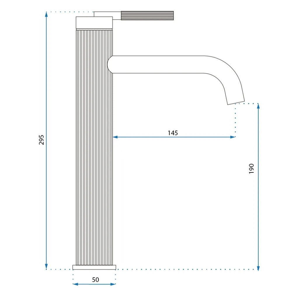 Rubinetto Da Lavabo Rea Argon Gold High