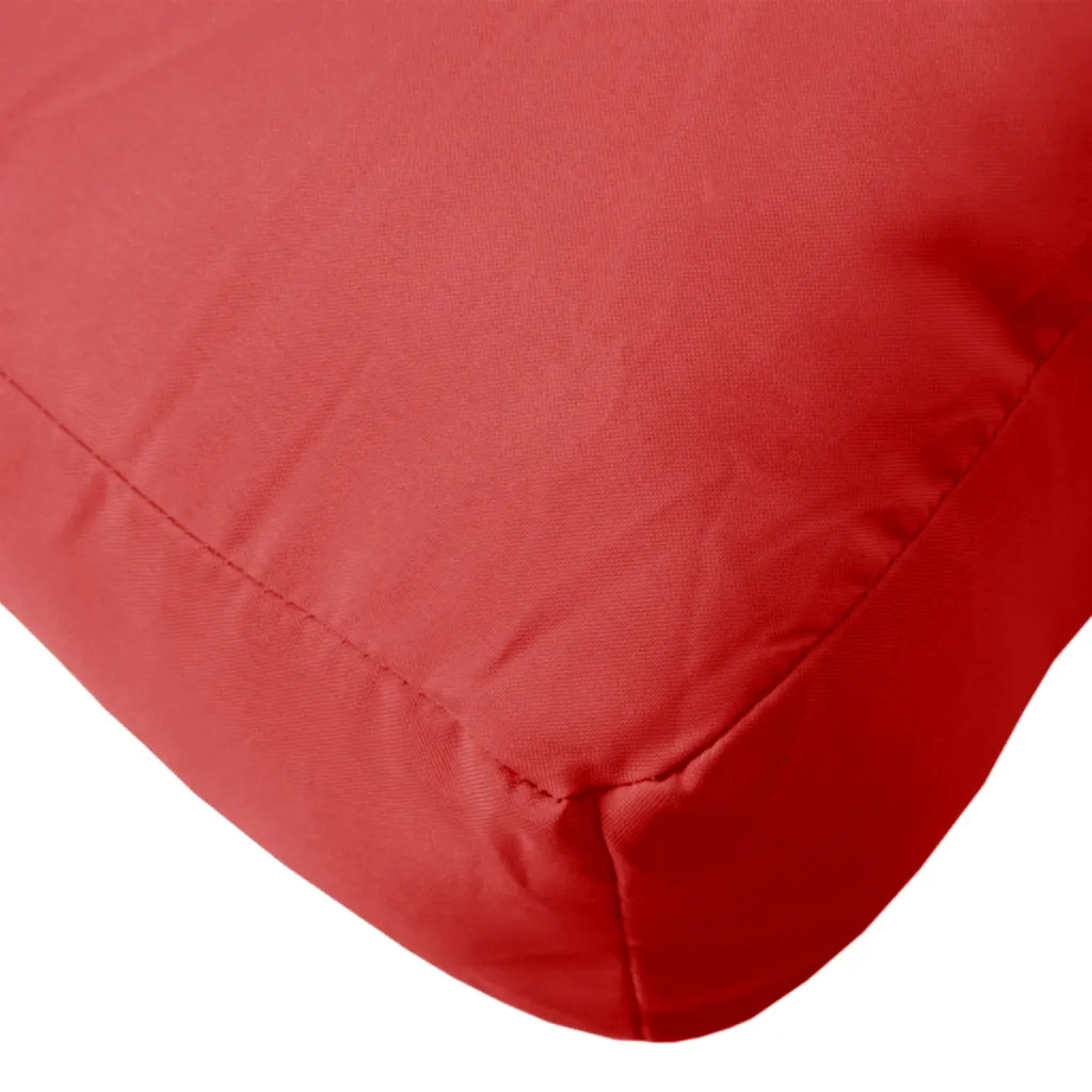 Cuscino per pallet | Cuscini per sedie Rosso 80x80x12 cm in Tessuto