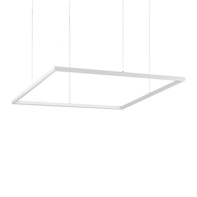 Lampada A Sospensione Oracle Slim Sp D090 Square 3000K On-Off Wh Ideal-Lux