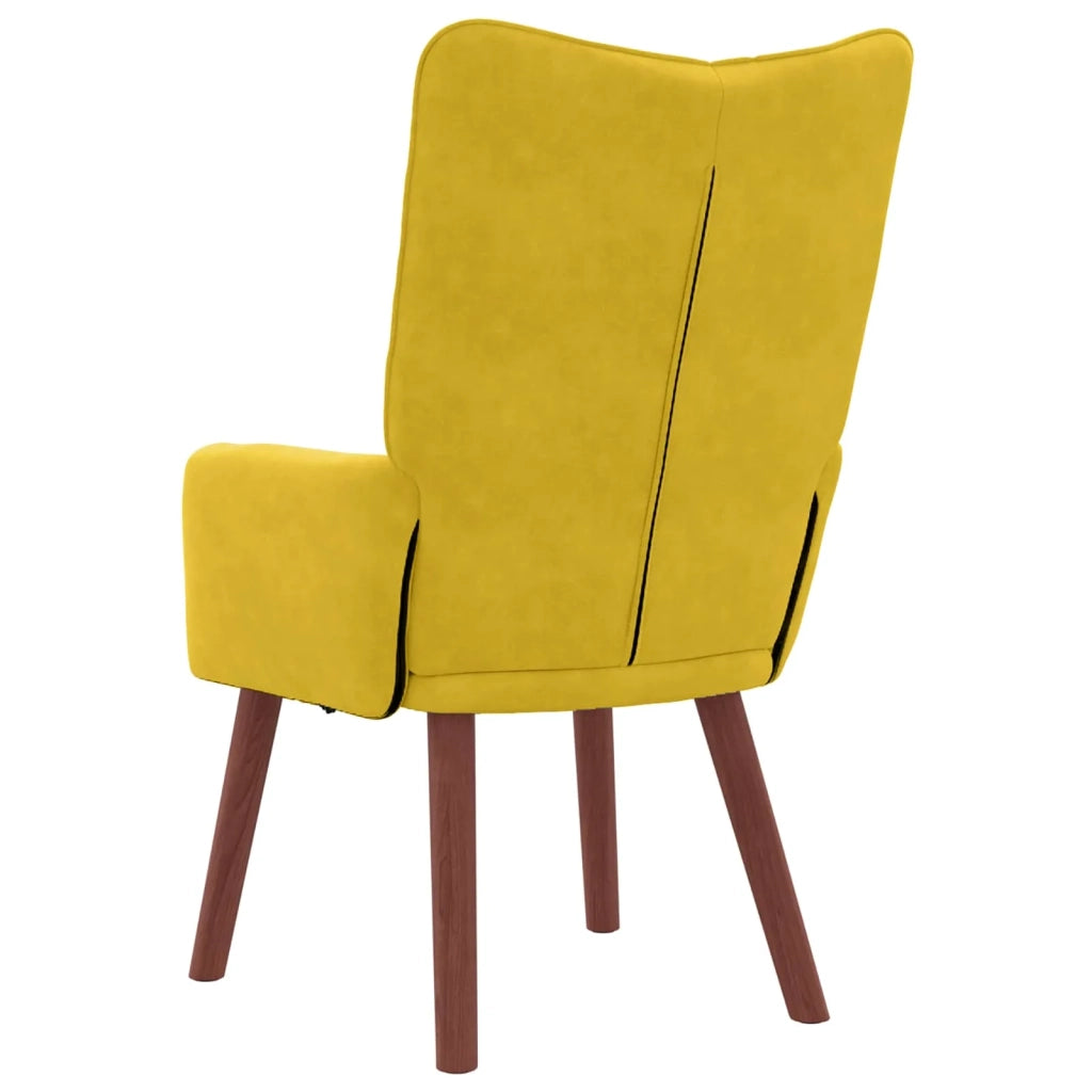 poltrona Giallo 63 x 67 x 94 cm Velluto 42001821