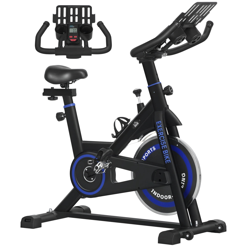 Bicicletta Statica con Resistenza Regolabile 8 kg ¨C Minimal ¨C Blu