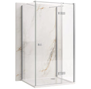 Cabina Doccia Rea Atlas 80x100 Chrome destra