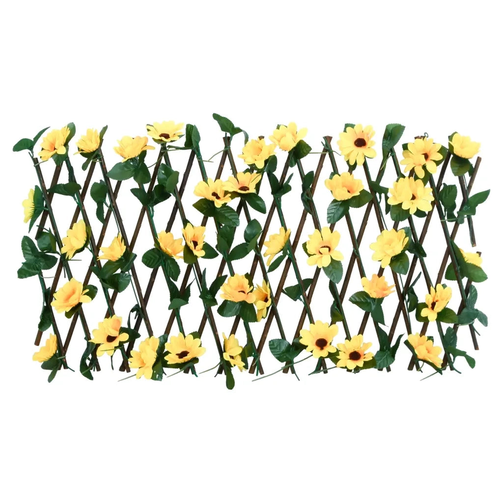 Traliccio Edera Artificiale Espandibile 5pz Giallo 180x20 cm 366597