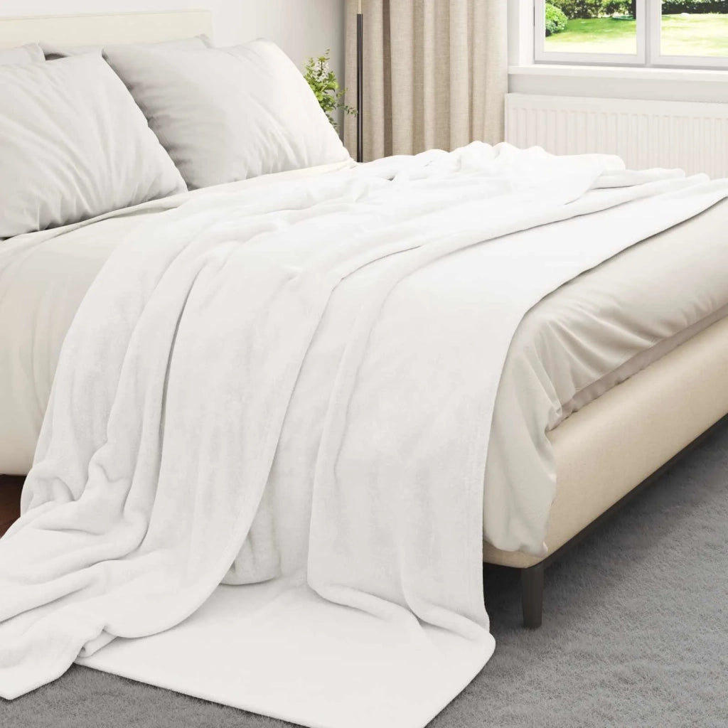 Coperta Bianco 220 x 240 cm Panno 42016783
