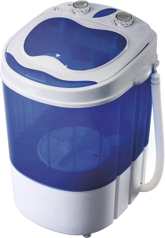 Mini lavatrice portatile con centrifuga - Capacità 3 kg - Ideale per viaggi, caravane e camper - Caricamento superiore - Consumo di acqua e energia basso