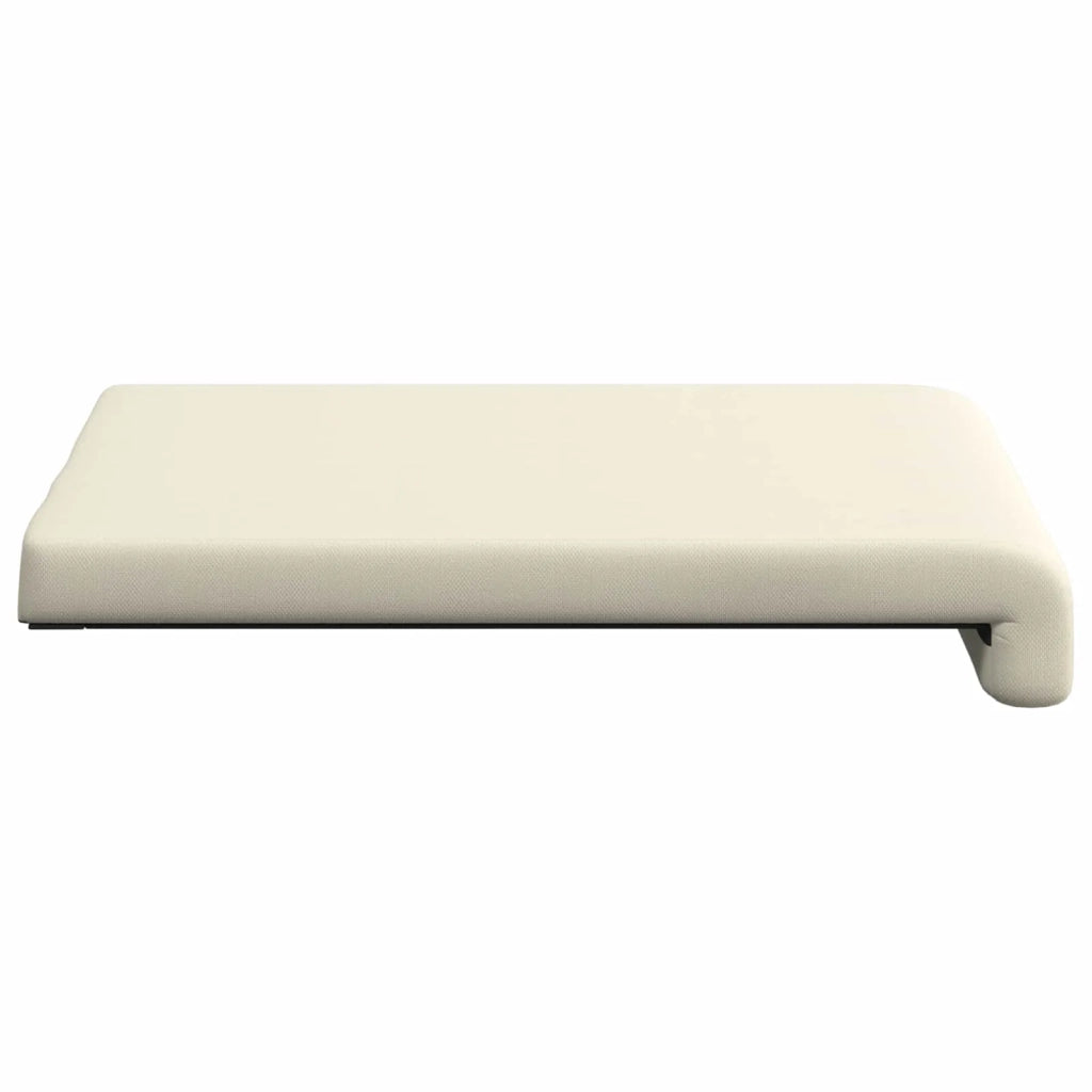 Cuscino per panchina 4 pcs Velvet testurizzato Crema 42043155