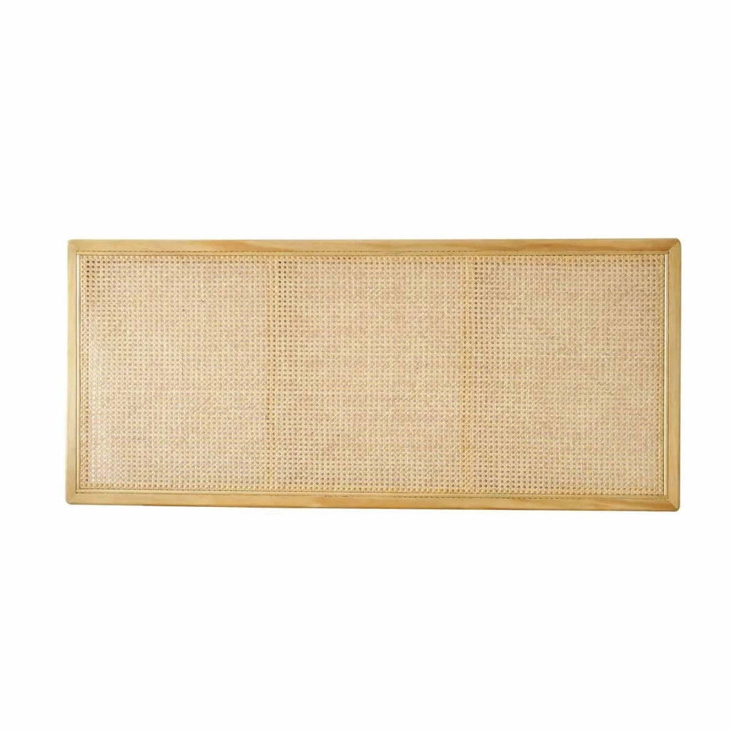 LÚZETE - CABECERO RATAN NATURAL-MADERA 160 X 2.5 X 70 CM HONOKAA