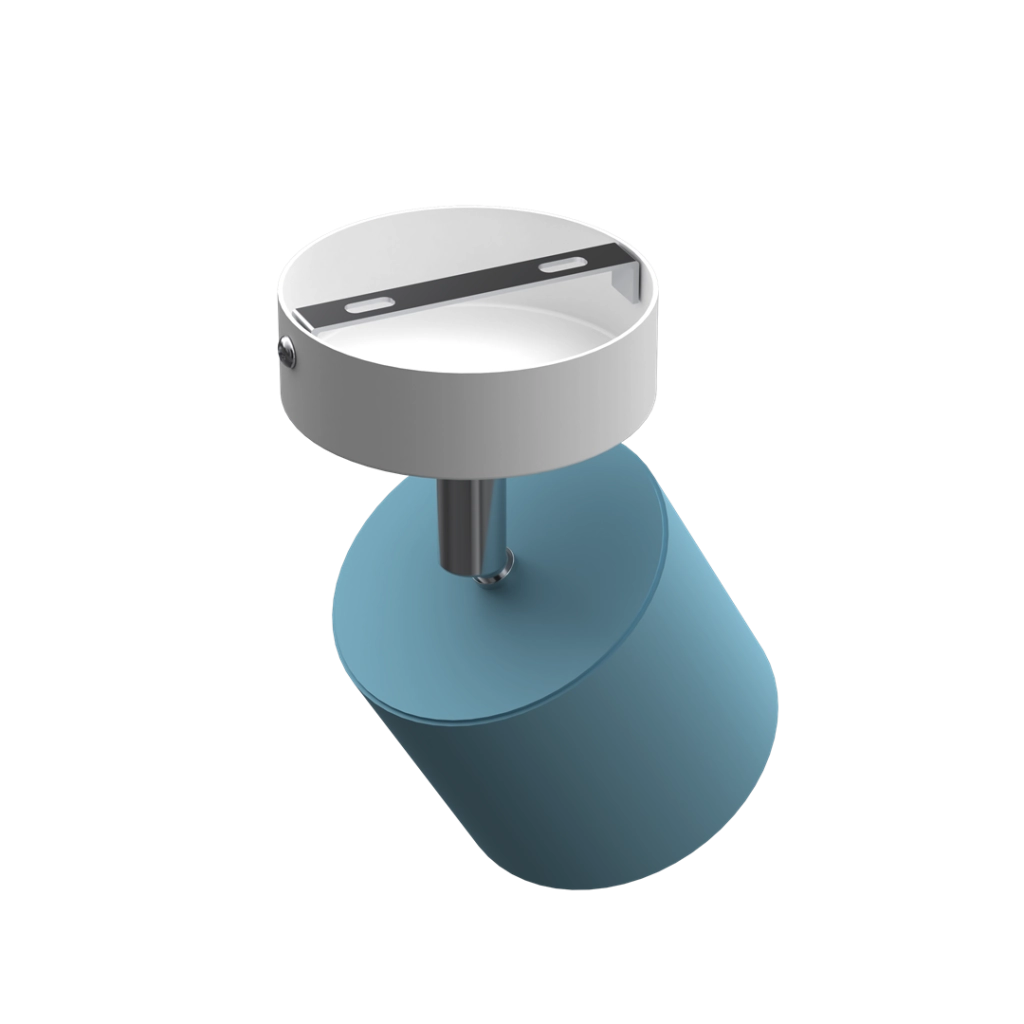 Spot parete/soffitto DIXIE 1x20W GX53 blu Milagro MLP7604