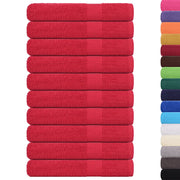 Asciugamani per sauna FROGN 10 pezzi Rosso 80x200 cm 360 g/m2