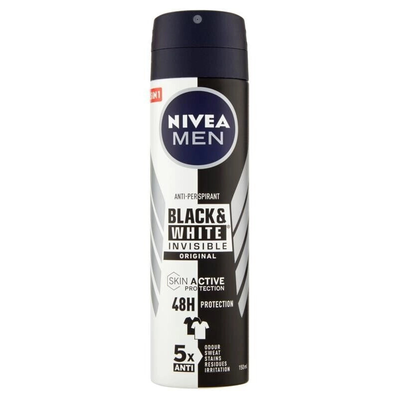 NIVEA DEODORANTE SPRAY 150 ML BLACK & WHITE