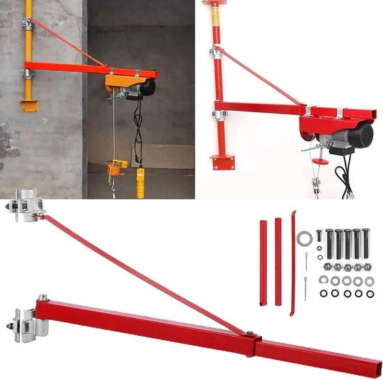 Zwenkarm per Kabellieren elettrici - Ideale per officine e garage - Capacità di carico 600 kg con rotazione di 180°