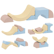 Set 5 Costruzioni Morbide per Bambini ¨C Minimal ¨C Tessuto, Multicolore
