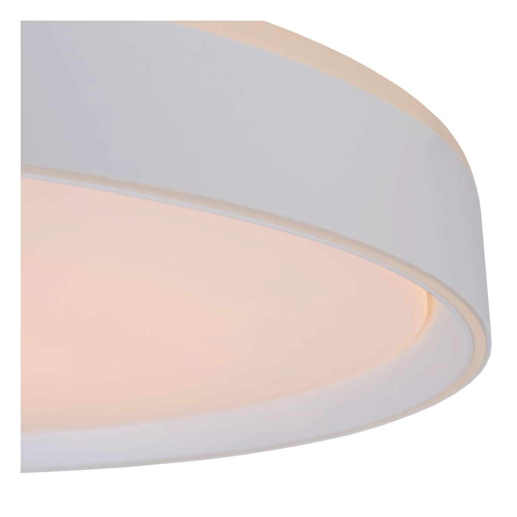 Plafoniera LED Lucide Nuria 50cm 36W bianca dimm.