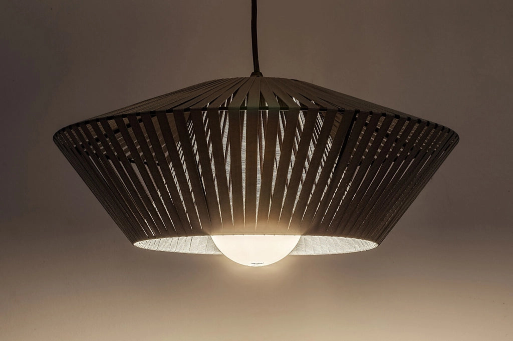 Lampada a sospensione vintage Revan grigia Ø40 E27 Rabalux