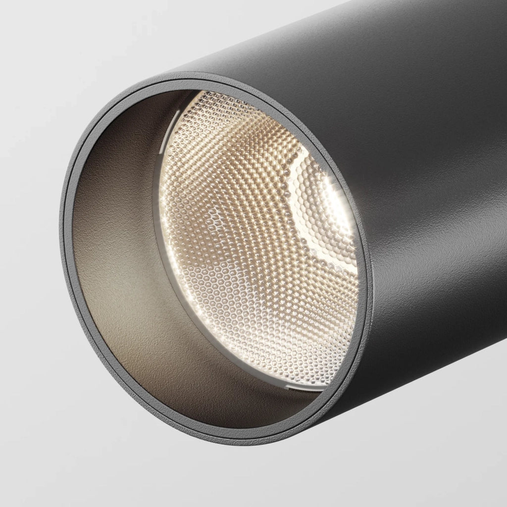 Maytoni Lampada da soffitto moderna FOCUS LED 1 luce LED integrato nero metallo
