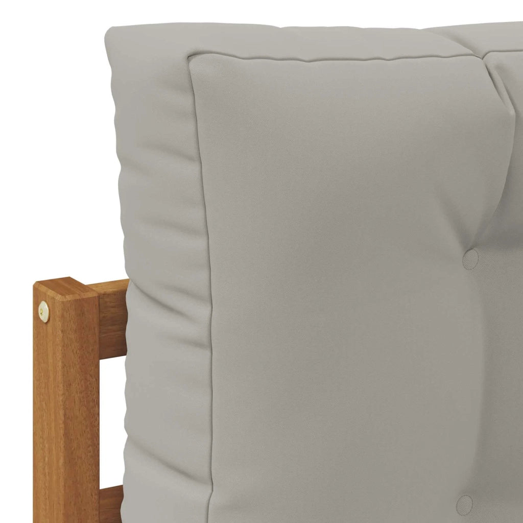 Set di divani da esterno 7 pcs Grigio Naturale e Chiaro 3368104