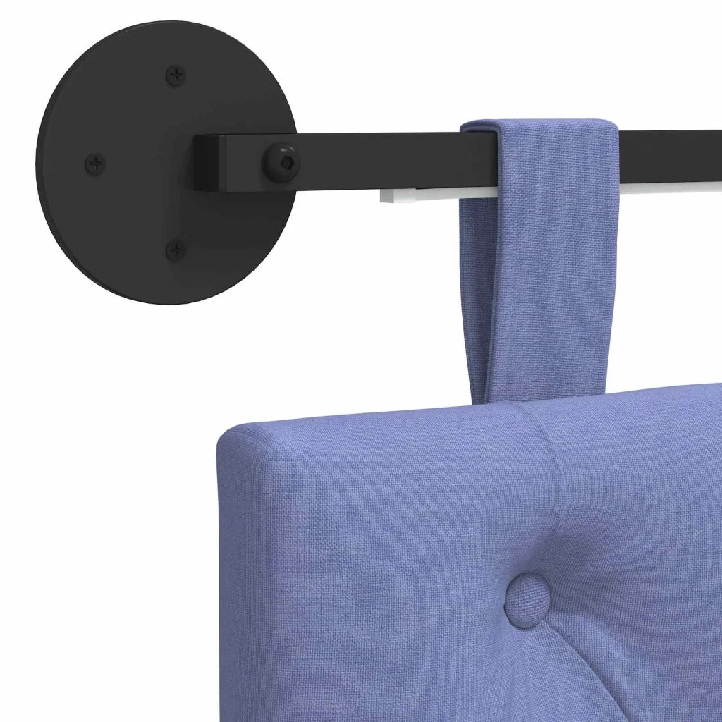 Testiera sospesa Con luce LED Blu jeans Tessuto 3424636