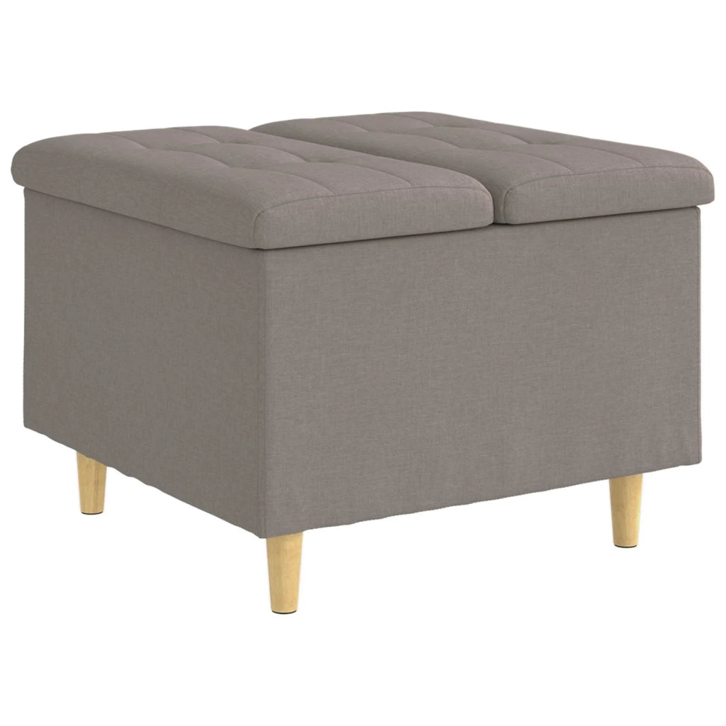 Pouf contenitore con cuscino Talpa 60 x 60 x 45 cm Tessuto 876822