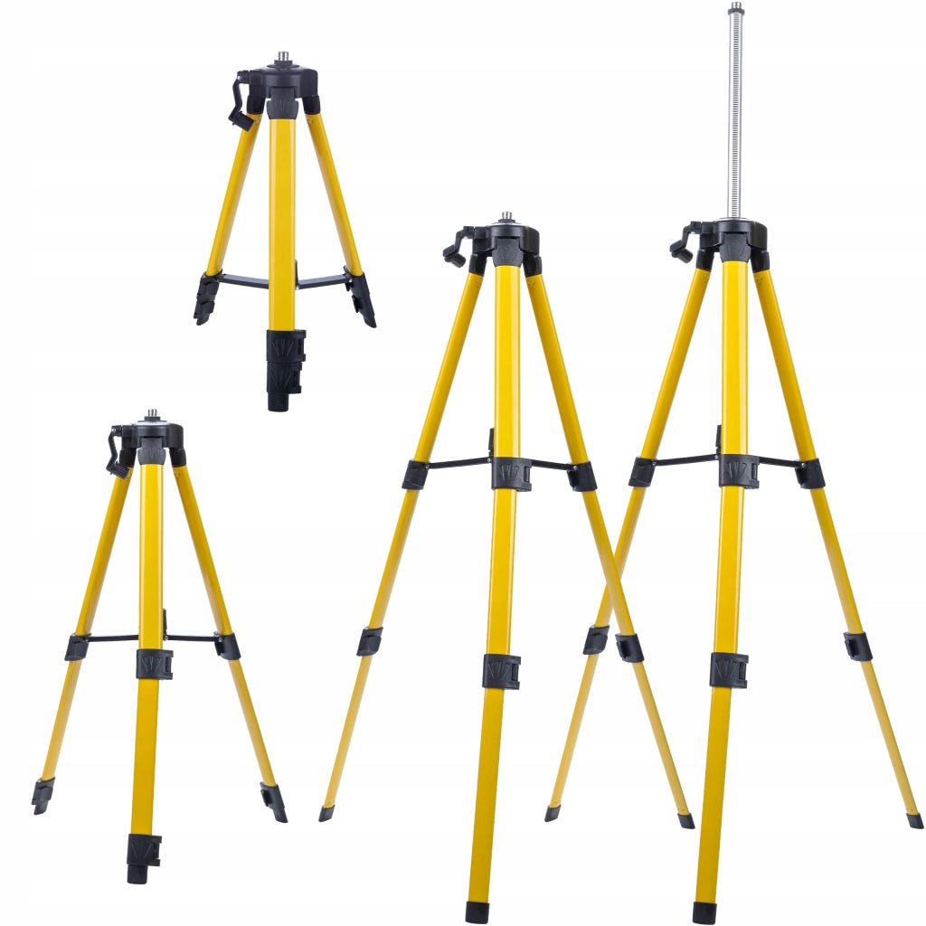 Stativo Regolabile 43-120 cm per Livella Laser Rosfix – Set con Adattatori 5/8” e 1/4” | Costruzione Stabile e Leggera