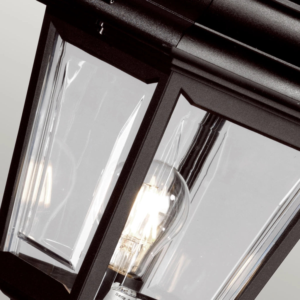 Paletto luminoso esterno nero E27 60W Kerry Elstead
