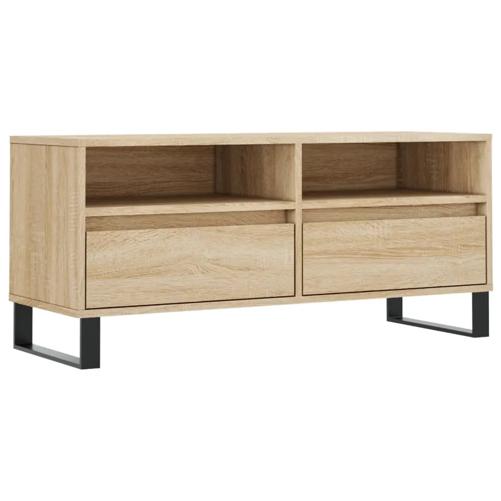 Mobile TV Rovere Sonoma 100x34,5x44,5 cm in Legno Multistrato 831247