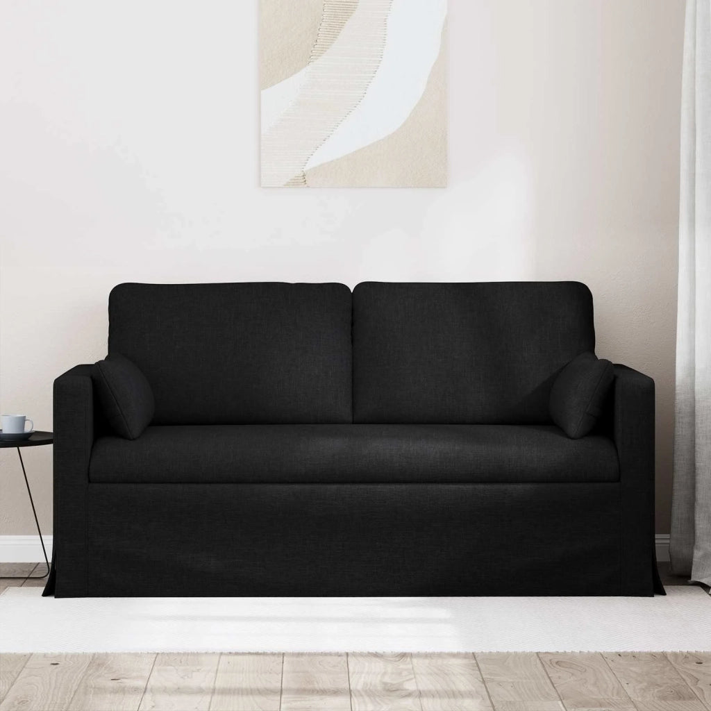 Divano Nero 158 x 78 x 80 cm Tessuto 42024364