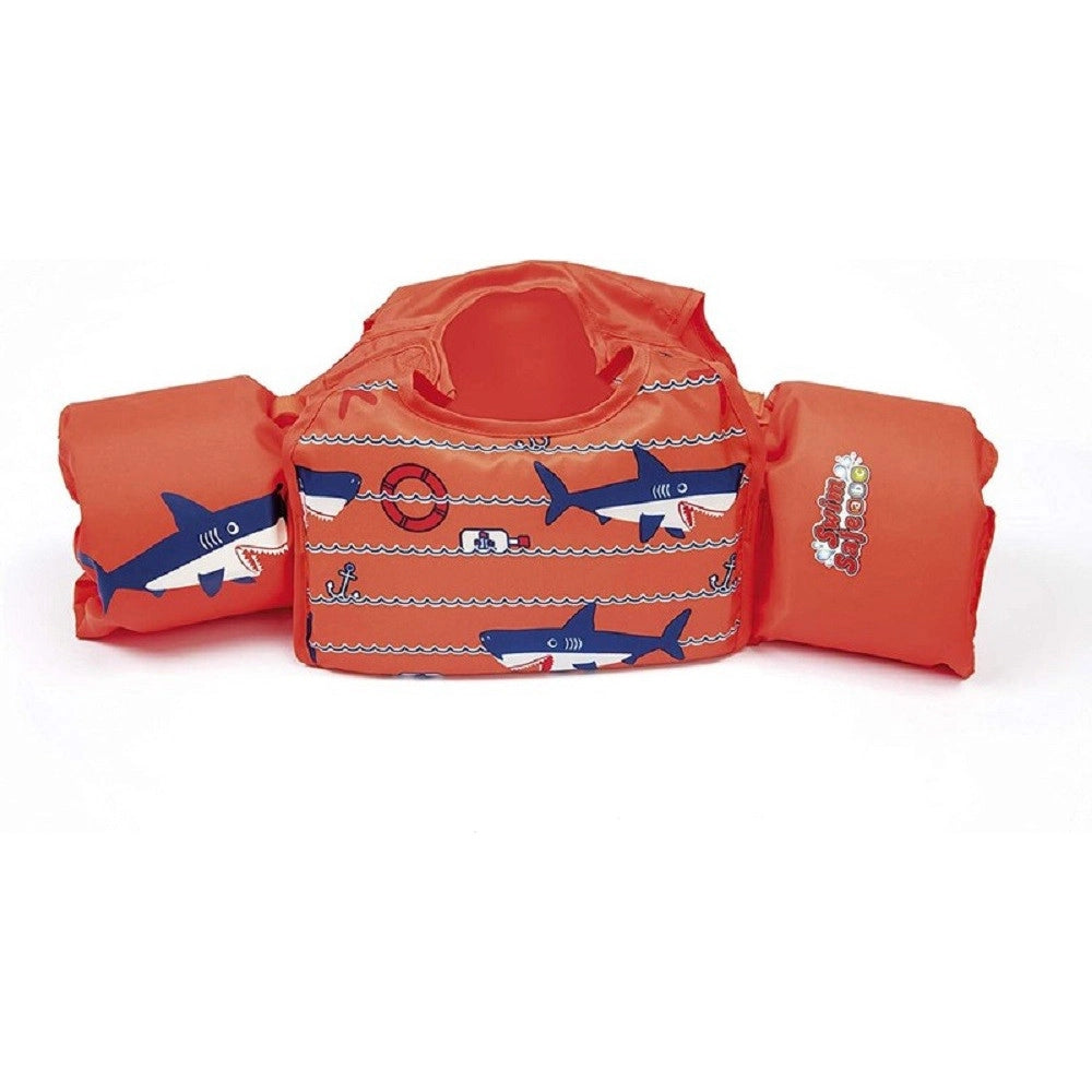 Trade Shop - Salvagente Con Braccioli Gilet Gonfiabile Per Bambini 3-6 Anni Swim Safe 32174 -