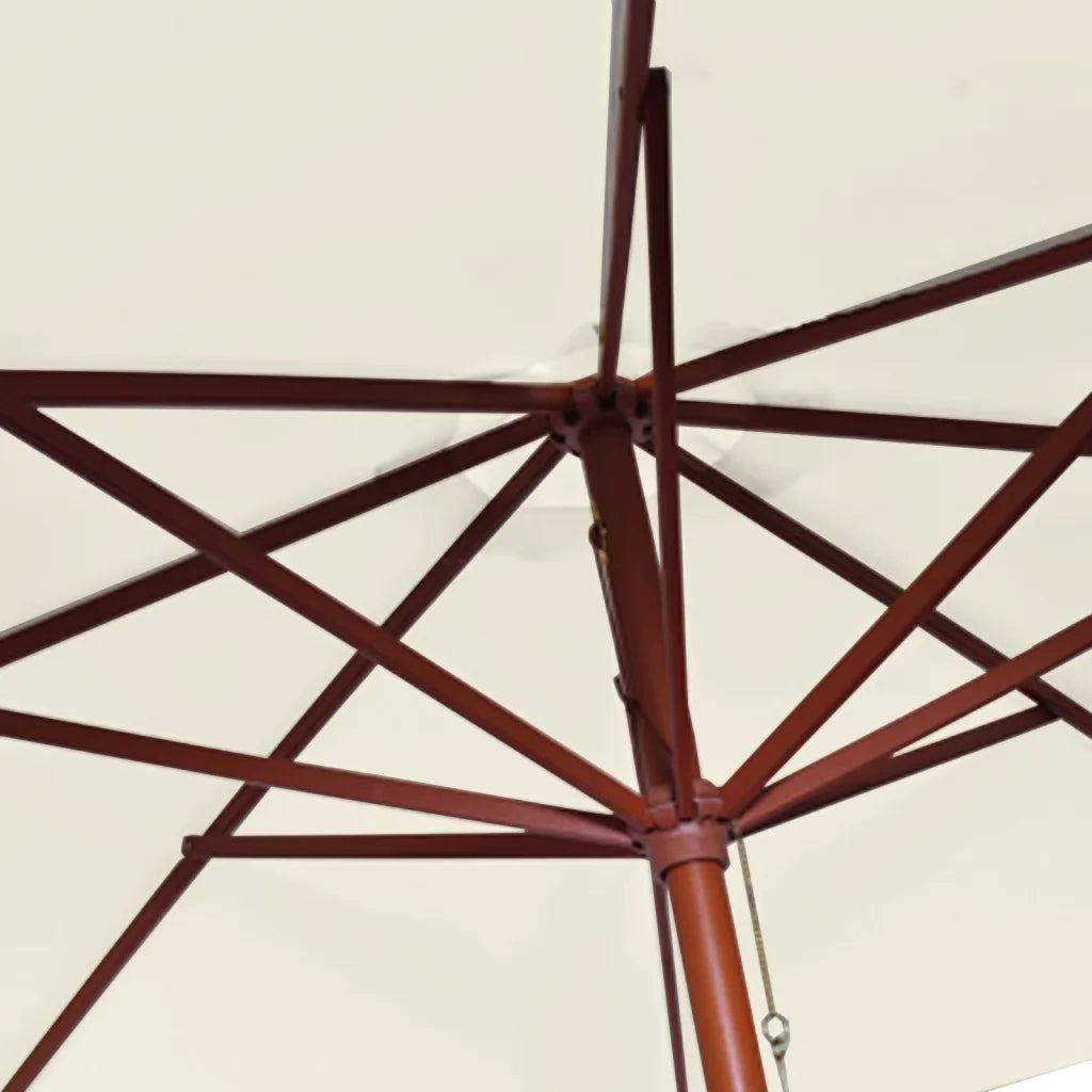 Ombrello | Parasolne 300x258 cm Bianco Sabbia