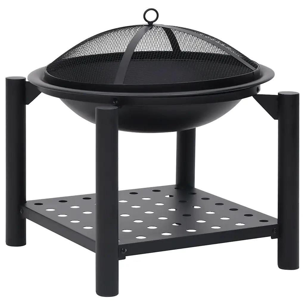 Braciere con Attizzatoio 54x54x55 cm in Acciaio 313639