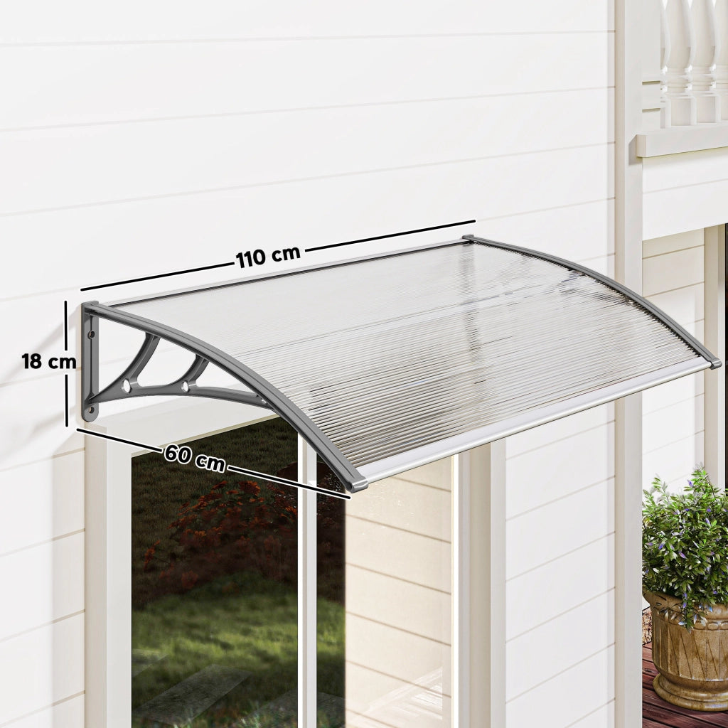 Tettoia Esterno per Porte e Finestre ¨C Minimal ¨C 110x60 cm