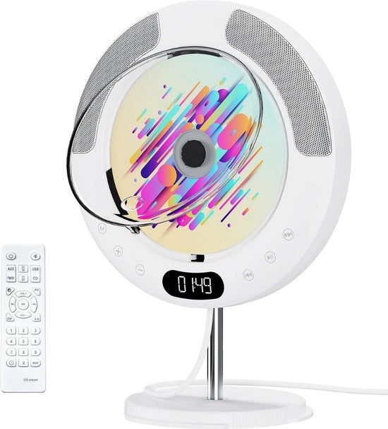 lettore CD anti shock con Bluetooth compatibile con cuffie e auricolari