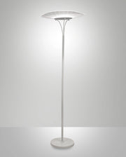 Vela Lampada da terra LED integrato 24W 2180lm 3000K Bianco Struttura in metallo e metacrilato, design moderno ed elegante altezza 175cm