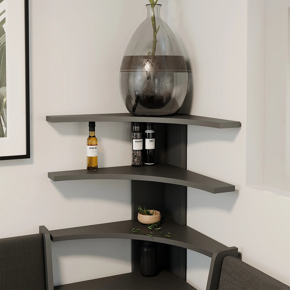 Vicco Libreria angolare da terra Antracite 43.5 x 37 cm