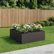 Vaso da giardino Nero 100 x 100 x 50 cm 8005757