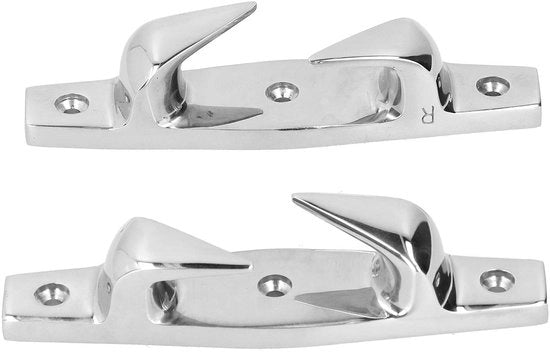 Bottone di fissaggio in acciaio inossidabile 316 - Corrosione resistente - Installazione facile - Dimensioni 152 x 33 x 30 mm