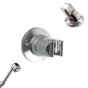 TESTA DOCCIA SUPPORTO MURO REGOLABILE ABS PER MONTAGGIO MOBILE STAFFA DGO-069