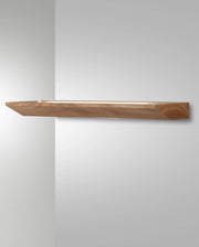 Lampada da parete Linus 3663-26-215 in metallo e legno naturale con LED integrato da 27W, temperatura 3000K, finitura color Quercia 60x17cm