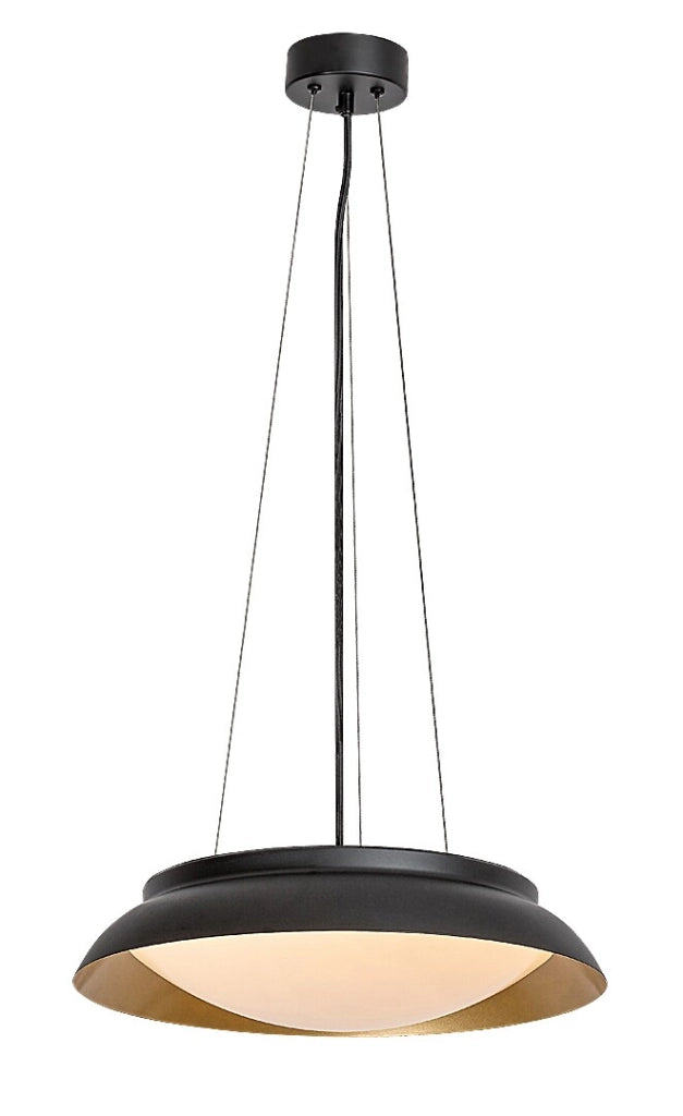 Lampada a sospensione LED 24W Hafsa Rabalux nero oro