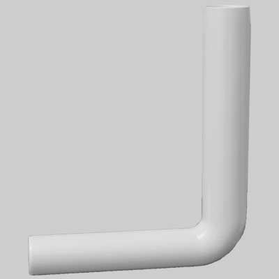 TUBO DI CACCIATA PER CASSETTA COMPACT  Ø 44  27x22     SCHWAB