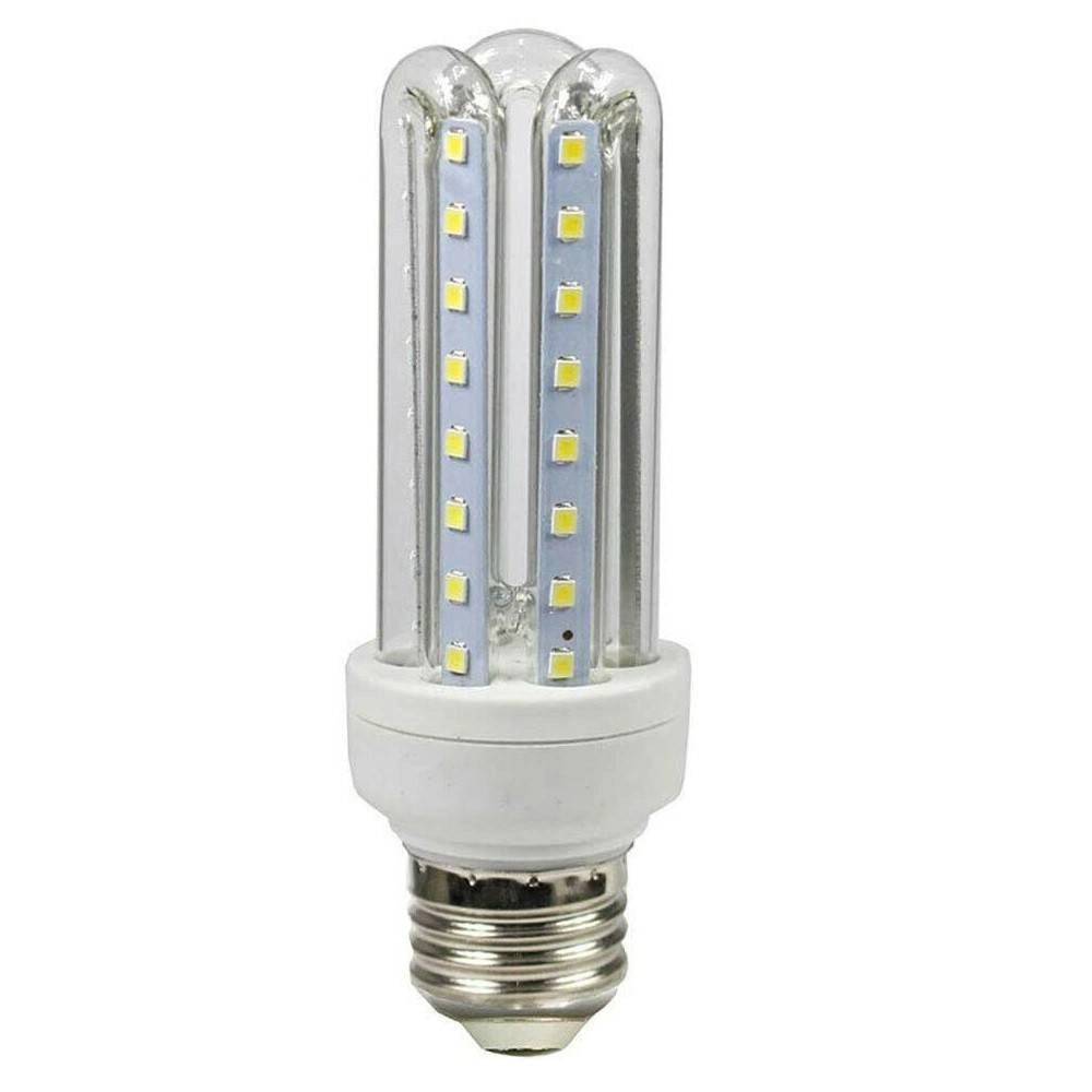 Trade Shop - Lampadina A Led E27 14 W Luce Calda Fredda Naturale Lampada Tubolare U-14w - -bianco Freddo      -