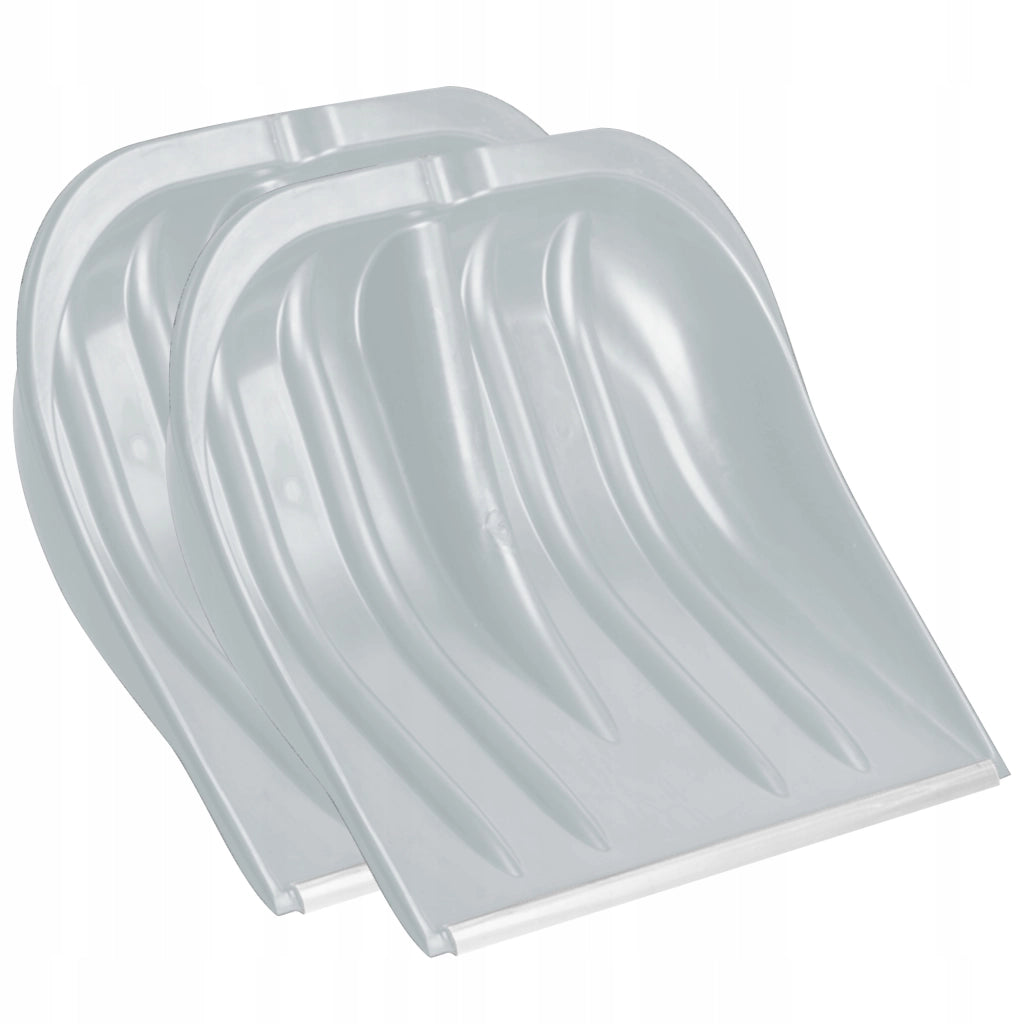 Pala da neve KADAX, in plastica, senza manico, robusta, 2 pezzi.