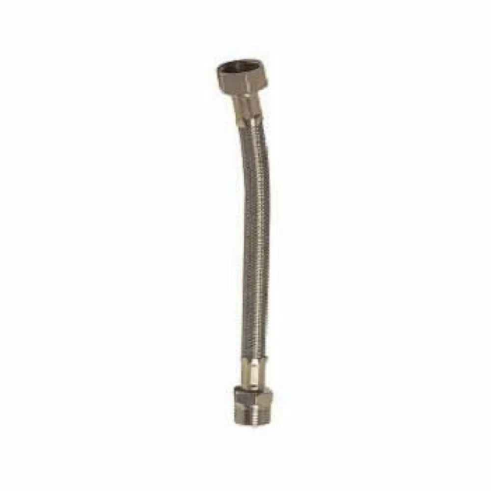 Flessibile inox prolungato f.1/2   x m.3/8  cm.40