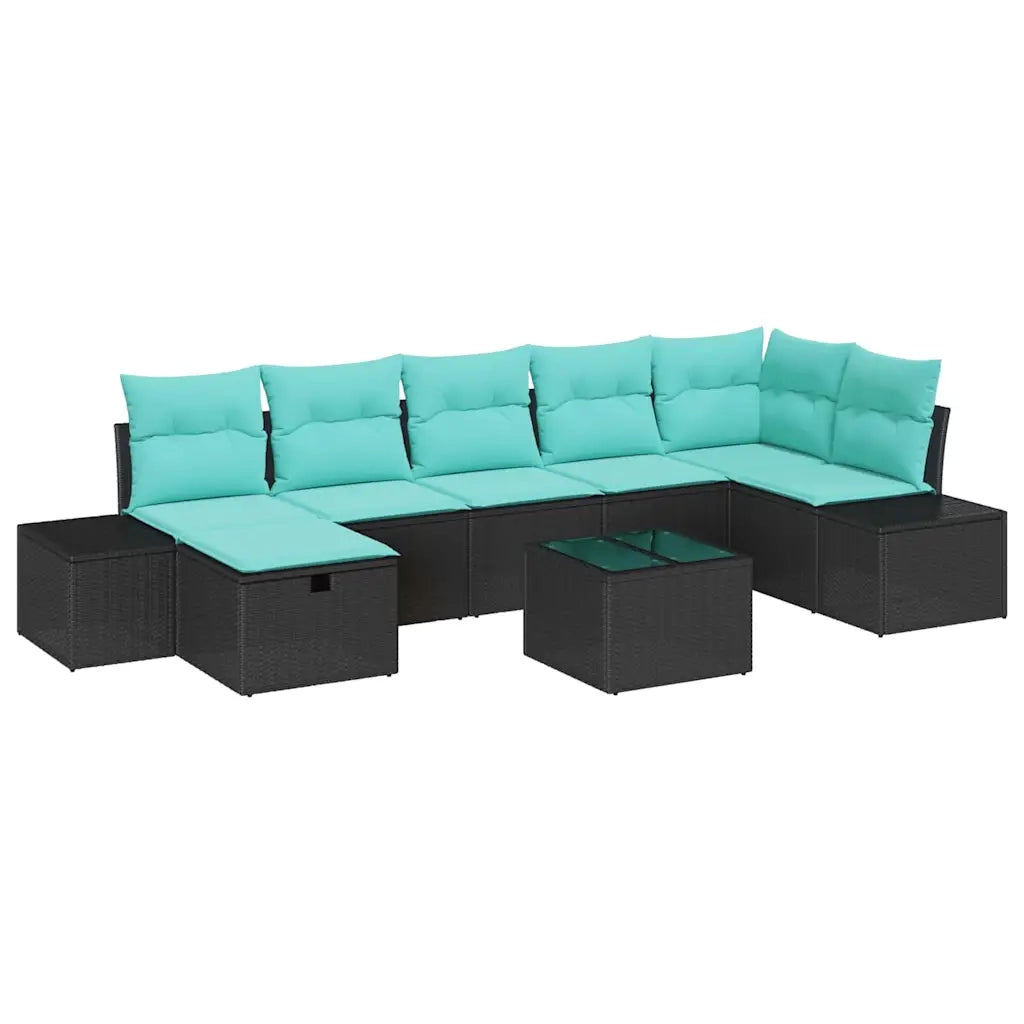 Set di divani 5 pz polyrattan 3360747