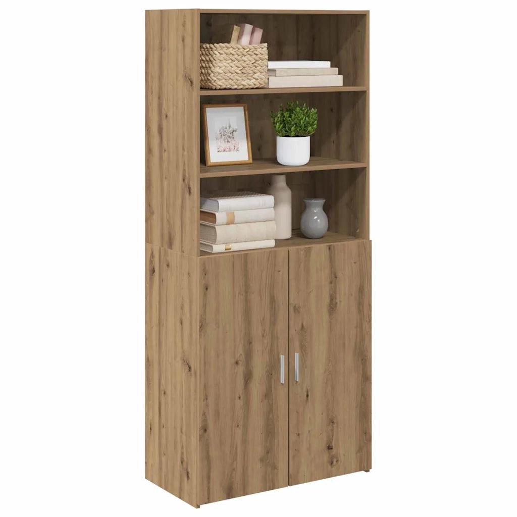 Credenza-Buffet-Armadio da cucina Rovere artigianale 80 x 42,5 x 185 cm