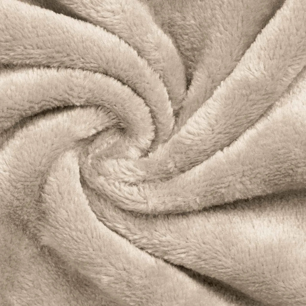 Felpa coperta Beige M Pile e Flanella 42017183