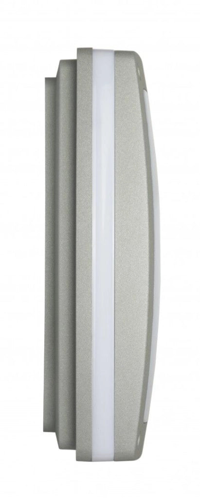 Plafoniera esterna 30cm 2xE27 argento IP44 SU-MA Nex