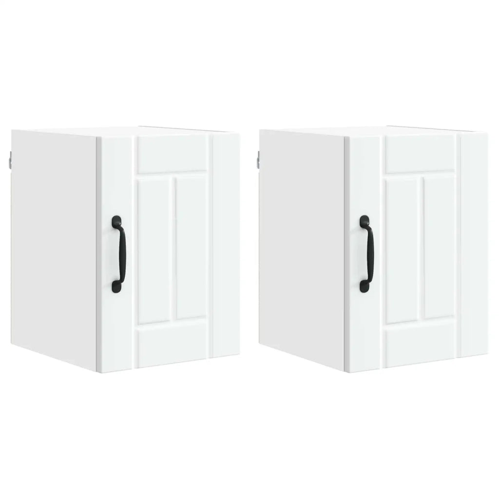 Pensile da cucina | Armadietto a muro LUCCA 2 pz Bianco 30 x 31 x 40 cm