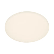 Plafoniera Moderna Case Plastica Bianco Opaco Led Integrato 24W 3000K